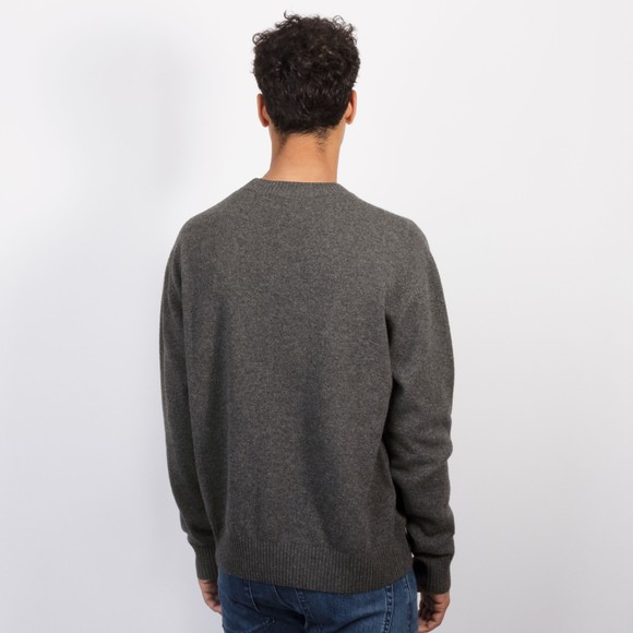 Belstaff Mens Grey Competition Crewneck Knitted Jumper #4