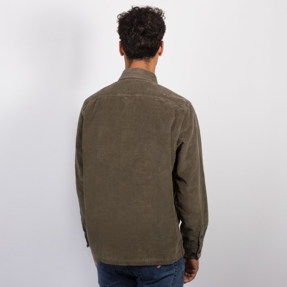 Belstaff Mens Green Ravine Cotton Corduroy Shirt  #4