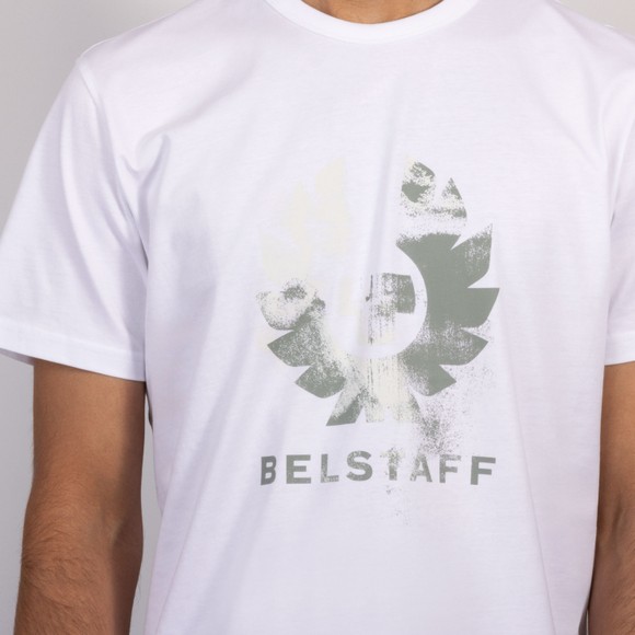 Belstaff Mens White Blur T-Shirt #3
