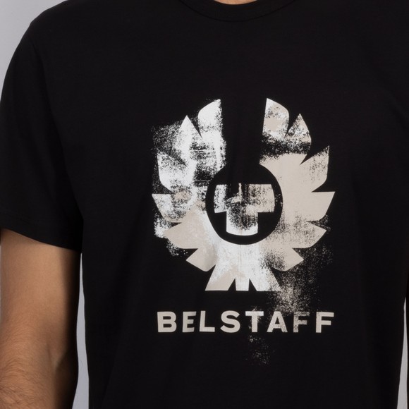 Belstaff Mens Black Blur T-Shirt #3