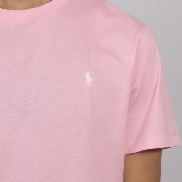 Polo Ralph Lauren Mens Pink Custom Slim Fit T-Shirt #3