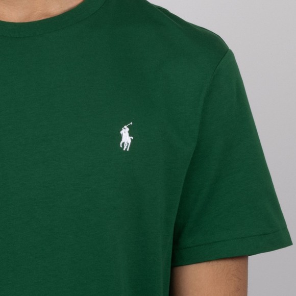 Polo Ralph Lauren Mens Green Custom Slim Fit T-Shirt #3