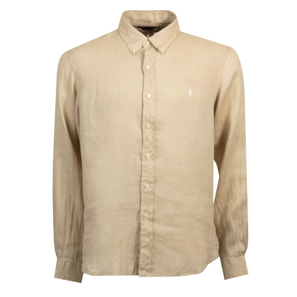 Polo Ralph Lauren Custom Fit Button Down Linen Shirt, view 1