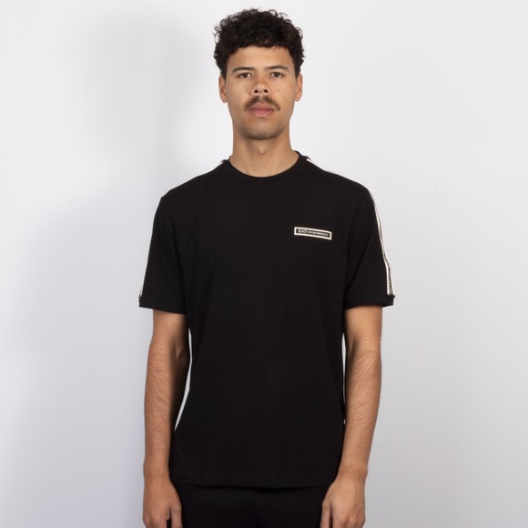 EA7 Emporio Armani Mens Black Box Logo Taped T-Shirt main image