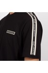 EA7 Emporio Armani Mens Black Box Logo Taped T-Shirt