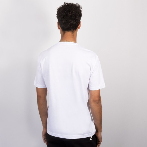 EA7 Emporio Armani Mens White Train Visibility Big Logo T-Shirt main image