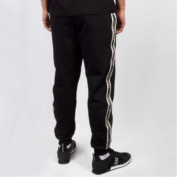 EA7 Emporio Armani Mens Black Box Logo Taped Jogger main image