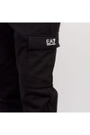 EA7 Emporio Armani Mens Black Core Identity Cargo Jogger