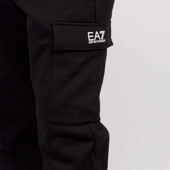 EA7 Emporio Armani Mens Black Core Identity Cargo Jogger main image