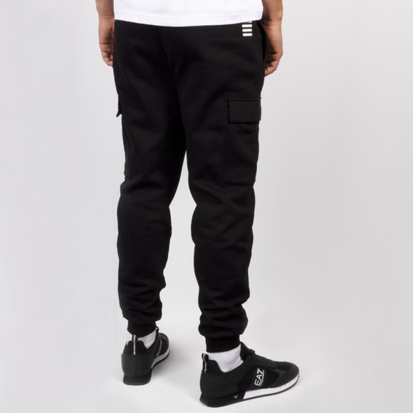 EA7 Emporio Armani Mens Black Core Identity Cargo Jogger main image