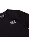 EA7 Emporio Armani Boys Black Small Logo T Shirt