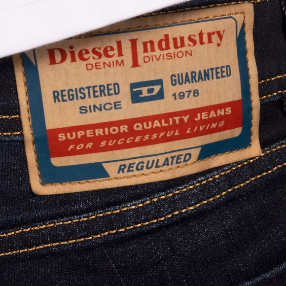 Diesel Mens Blue Larkee Straight Jeans #5