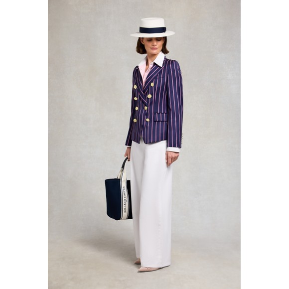 Holland Cooper Womens Blue Knightsbridge Blazer #3