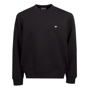 Embroidered Eagle Crew Neck Sweatshirt