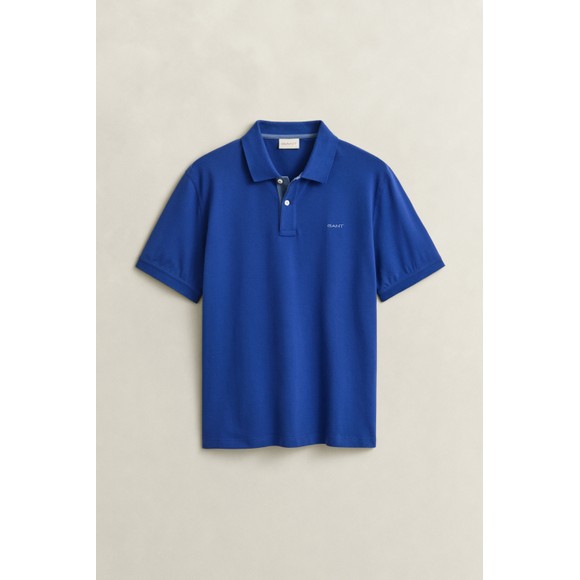 Contrast Pique Polo Shirt