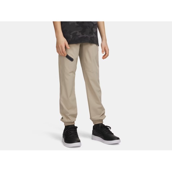 Under Armour Boys Beige Unstoppable Woven Jogger main image