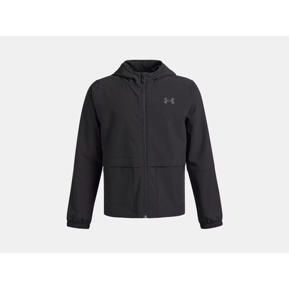 Under Armour Boys Black Unstoppable Woven Jacket