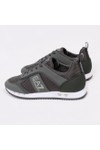 EA7 Emporio Armani Mens Grey Mesh Runner