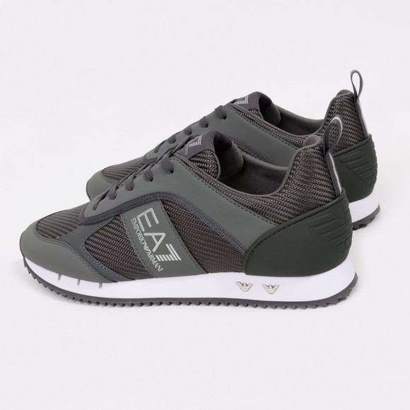 EA7 Emporio Armani Mens Grey Mesh Runner main image