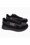 EA7 Emporio Armani Mens Black Vintage Trainer