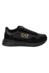 EA7 Emporio Armani Mens Black Vintage Trainer