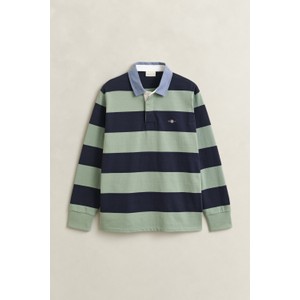 Chambray Stripe Heavy Rugby Shirt