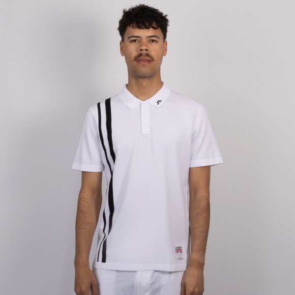 J.Lindeberg Mens White 30 Year Wallis Knit Polo Shirt #2