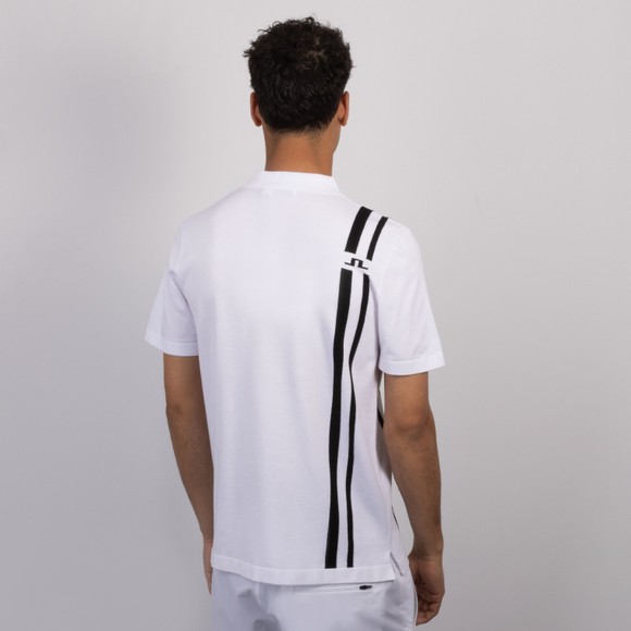 J.Lindeberg Mens White 30 Year Wallis Knit Polo Shirt #3