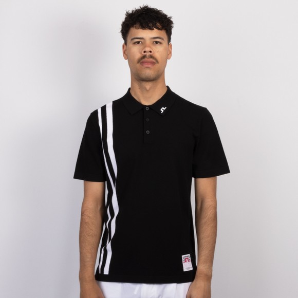 J.Lindeberg Mens Black 30 Year Wallis Knit Polo Shirt #2
