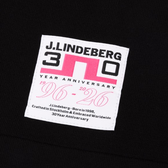 J.Lindeberg Mens Black 30 Year Wallis Knit Polo Shirt #4
