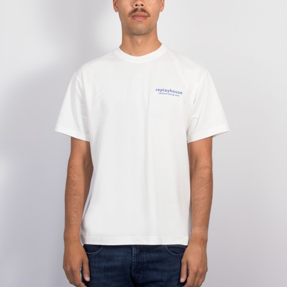 Replay Mens White Japanese Dining T-Shirt main image