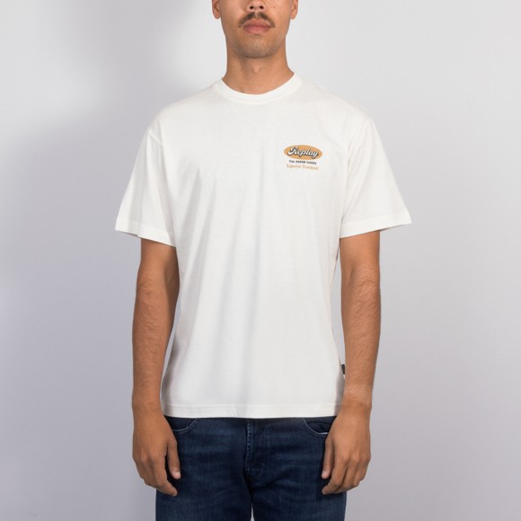Replay Mens White Superior Standard T-Shirt main image