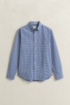 Gant Mens Blue Gingham Classic Poplin Shirt