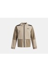 Under Armour Boys Beige Unstoppable Woven Jacket