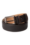 Huxley Tanner Mens Brown 35mm Ballesteros Matt Formal Belt