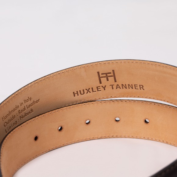 Huxley Tanner Mens Brown 35mm Ballesteros Matt Formal Belt main image