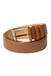 Huxley Tanner Mens Brown 35mm Ballesteros Matt Formal Belt