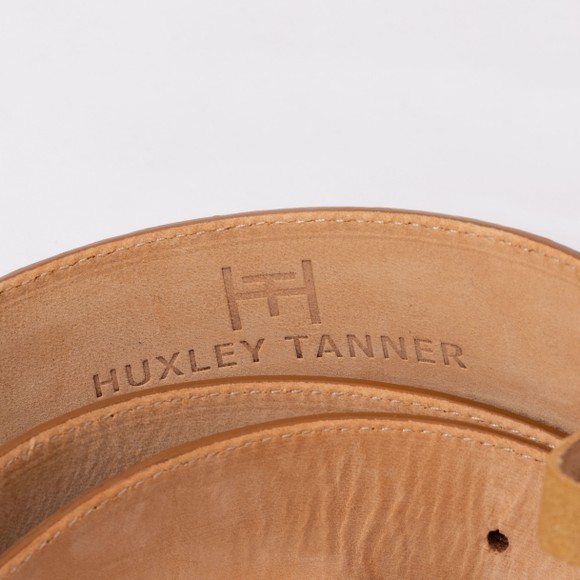 Huxley Tanner Mens Brown 35mm Ballesteros Matt Formal Belt main image