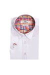 Claudio Lugli Mens White Pure Linen Short Sleeve Shirt