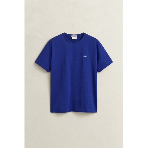 Gant Mens Blue Shield Short Sleeve  T-Shirt main image
