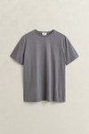 Gant Mens Grey Shield Short Sleeve  T-Shirt
