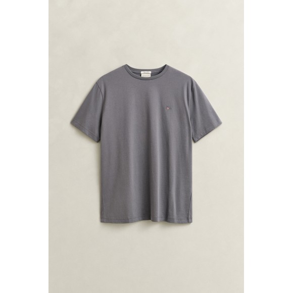 Gant Mens Grey Shield Short Sleeve  T-Shirt main image