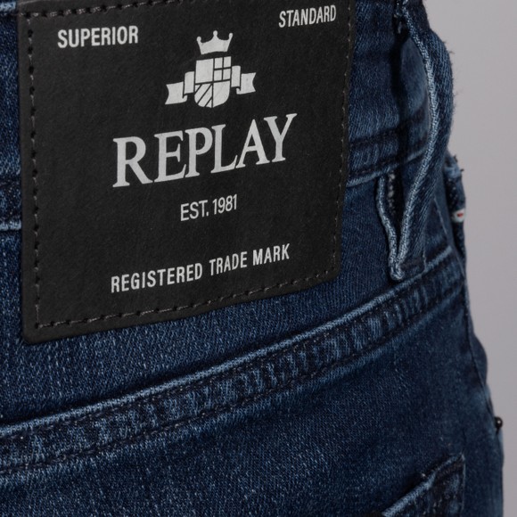 Replay Mens Blue Grover Straight Fit Jean main image