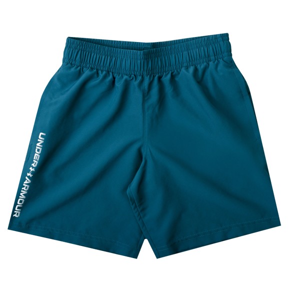 Under Armour Boys Blue UA Tech Woven Wordmark Shorts