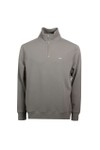 Gant Mens Grey Shield Quarter Zip Sweatshirt