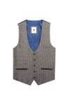 Marc Darcy Mens Blue Hardwick Waistcoat