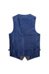 Marc Darcy Mens Blue Hardwick Waistcoat