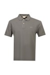 Gant Mens Grey Contrast Pique Polo Shirt