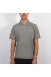 Gant Mens Grey Contrast Pique Polo Shirt