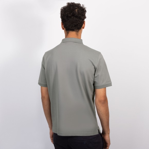 Gant Mens Grey Contrast Pique Polo Shirt main image